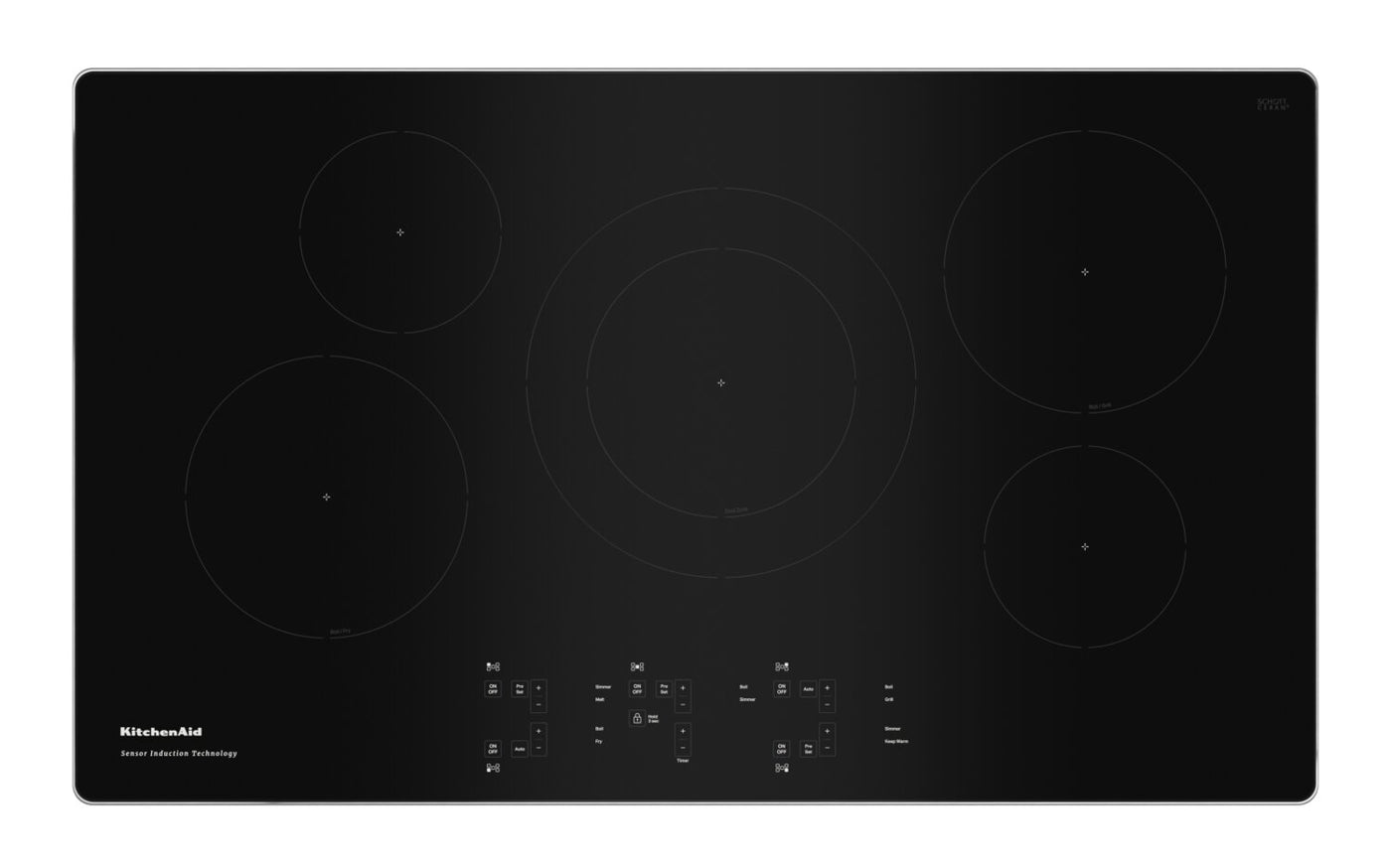 KitchenAid 36" Sensor Induction Cooktop KCIG556JSS The Brick