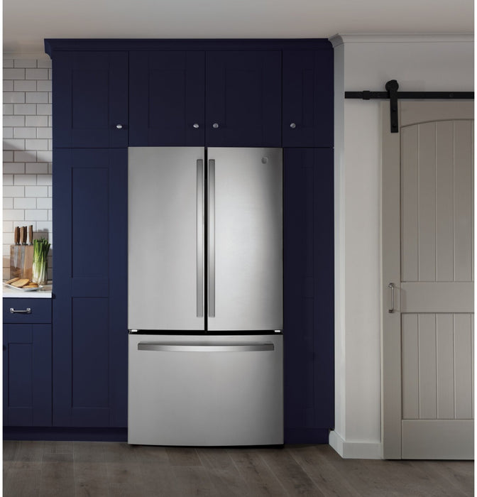 GE 36\" 27 Cu. Ft. French-Door Refrigerator - Stainless - GNE27JYMFS