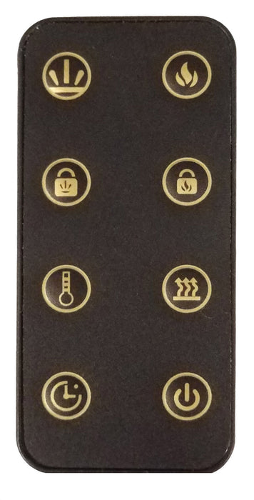 Billy 50\" Modern Wall Mounted Electric Fireplace - Black