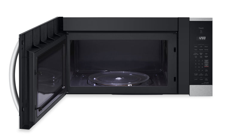 LG 1.8 Cu. Ft. Over-the-Range Microwave with EasyClean® and Sensor Cooking - Smudge Proof Stainless Steel - MVEM1825F