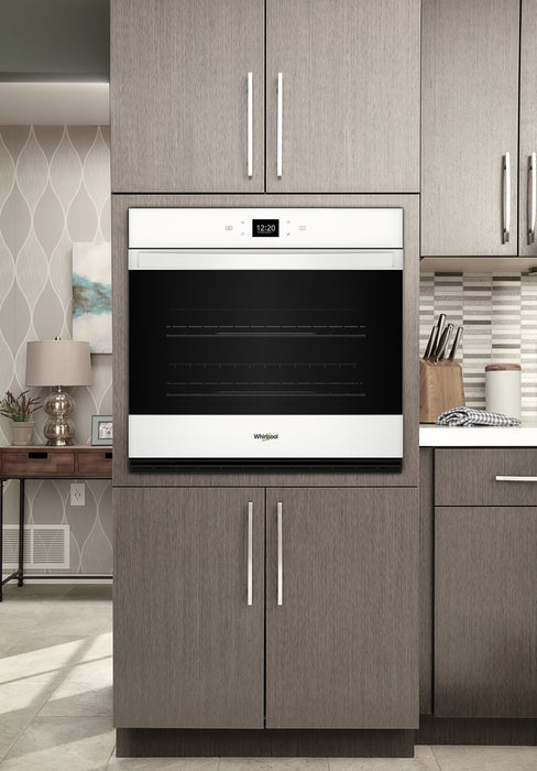 Whirlpool 30\" 5 Cu. Ft. Electric Single Wall Oven with Air Fry - White - WOES5030LW