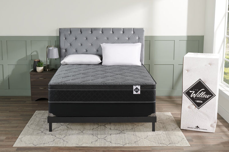 Springwall Aspen Eurotop Low-Profile Full Mattress-in-a-Box Set