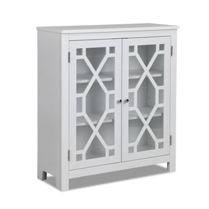 Clary Accent Cabinet - White | Armoire décorative Clary - Blanche | CLAWHACC