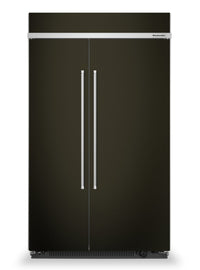 KitchenAid 30 Cu. Ft. Built-In Side-by-Side Refrigerator - KBSN708MBS 