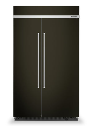 KitchenAid 30 Cu. Ft. Built-In Side-by-Side Refrigerator - KBSN708MBS