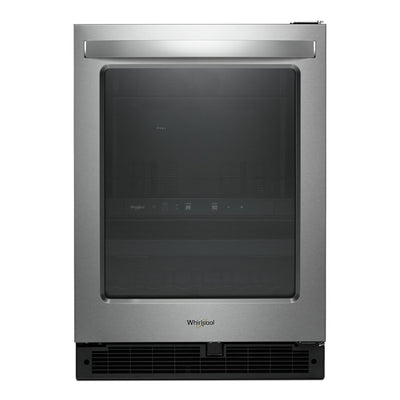 Whirlpool 5.2 Cu. Ft. Under-Counter Beverage Centre - WUB50X24HZ - Beverage Centre in Fingerprint-Resistant Stainless Steel
