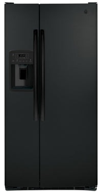 GE 23 Cu. Ft. Side-by-Side Refrigerator - GSS23GGPBB 