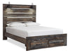 Abby Queen Storage Bed - Brown