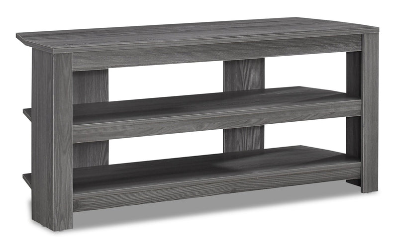 Ira 42\" TV Stand with Storage and Cable Management for TVs up to 45\"- Grey