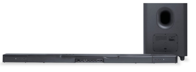 JBL 11.1.4 CH Dolby Atmos DTS:X Soundbar with Wireless Subwoofer and Detachable Speakers (JBLBAR1300BLKAM)
