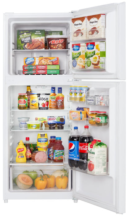 Danby 23.4\" 10.1 Cu. Ft. Top-Mount Refrigerator - White - DFF101B1WDB