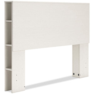 Mavi Full Bookcase Headboard - White