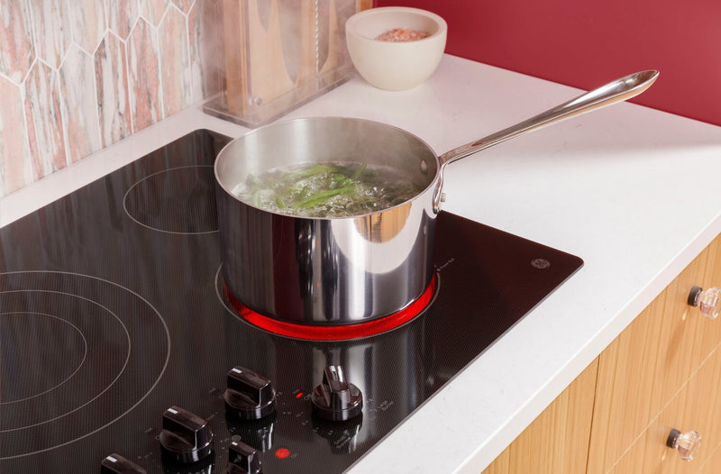 GE 30\" 5-Element Electric Cooktop - Black - JEP5030DTBB