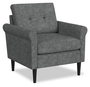 BLOK Modular Rolled Arm Chair – Steel