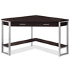 Christiana 42\" Corner Office Desk with Drawer - Espresso