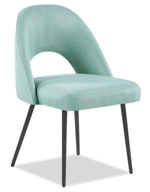 Elijah Dining Chair - Aqua | Chaise de salle à manger Elijah - turquoise | ELIJADSC