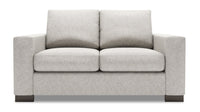 Sofa Lab Track Loveseat - Luxury Silver 