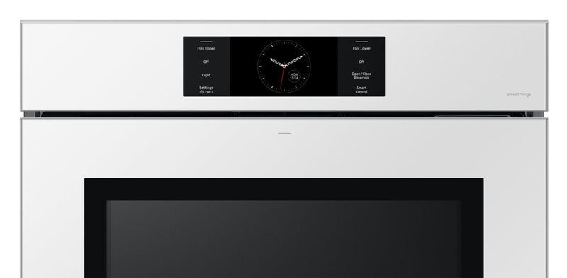 Samsung 30\" 5.1 Cu. Ft. Electric Single Wall Oven with AI Pro Cooking™ Camera and Air Sous Vide  - White - NV51CB700S12AA