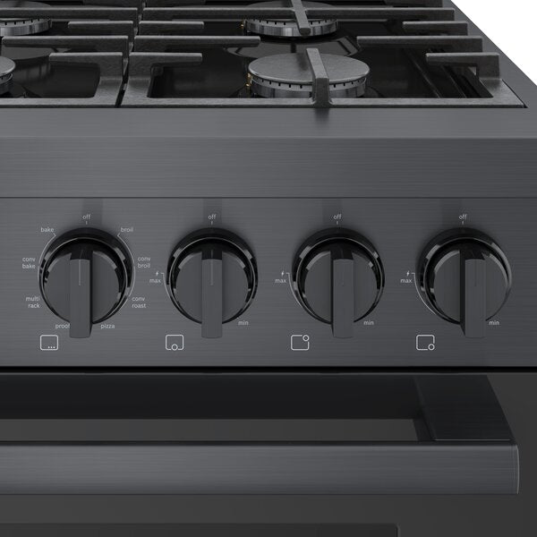 Bosch 800 Series 3.5 Cu. Ft. Dual Fuel Freestanding Range - HDS8645C