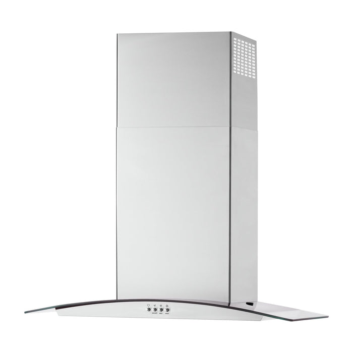 Whirlpool 30\" Glass Wall Mount Range Hood - WVW51UC0LS