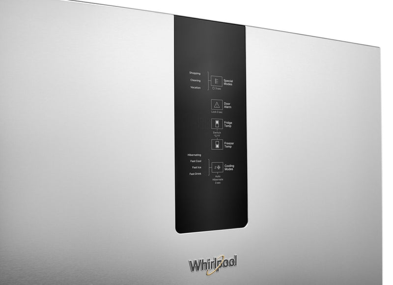 Whirlpool 24\" 12.9 Cu. Ft. Bottom-Mount Refrigerator - Fingerprint-Resistant Stainless Finish - WRB533CZJZ