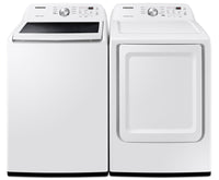 Samsung 5.2 Cu. Ft. Top-Load Washer and 7.2 Cu. Ft. Electric Dryer 