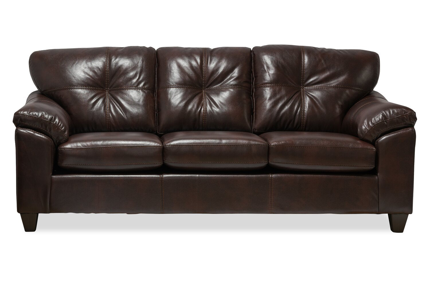 Leather sofa with removable seat cushions online