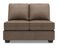 Sofa Lab Roll Armless Loveseat - Luna Praline 