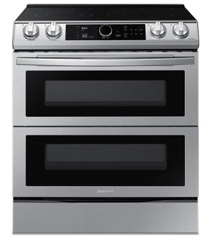 Samsung 6.3 Cu. Ft. Slide-In Electric Range with Flex Duo and Air Fry - NE63T8751SS/AC