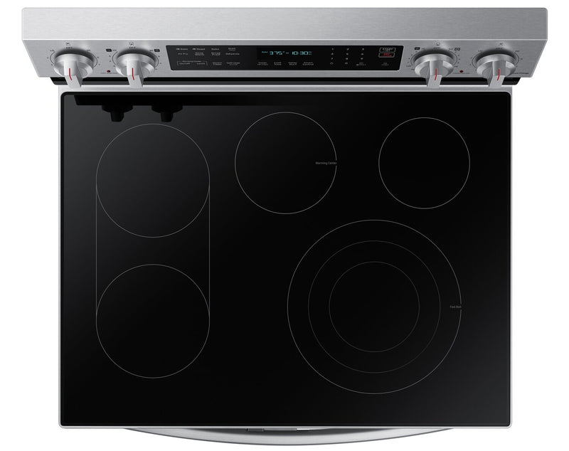 Samsung 6.3 Cu. Ft. Smart Electric Free Standing Range with Air Fry - Stainless Steel - NE63A6751SS/AC