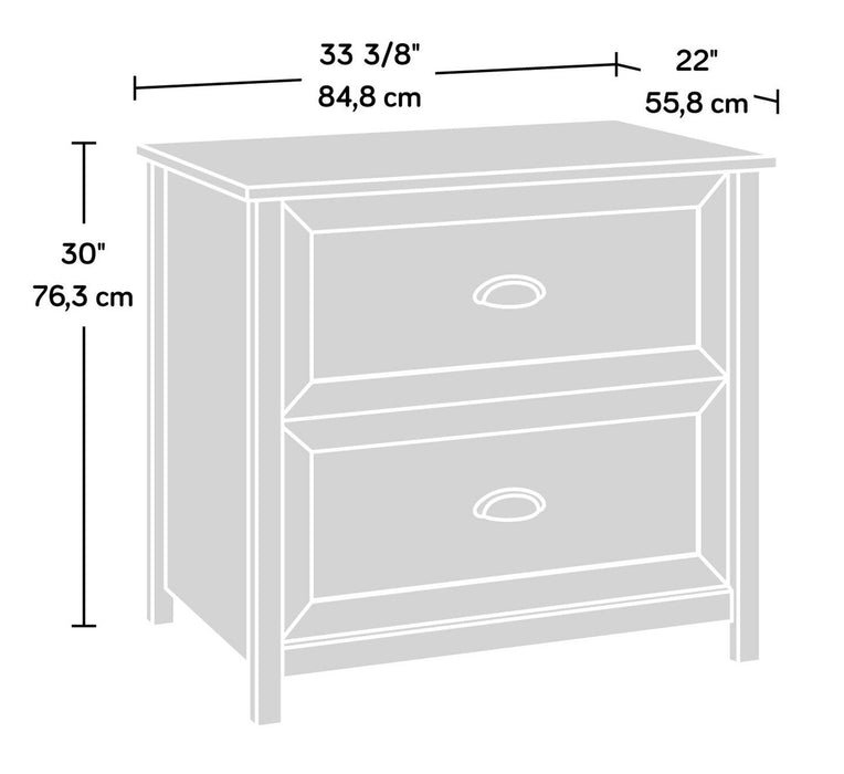 Cayla 33.39\" 2-Drawer Filing Cabinet - Estate Black