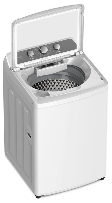 Midea 4.3 Cu. Ft. Top-Load Washer and 6.7 Cu. Ft. Electric Dryer - White 