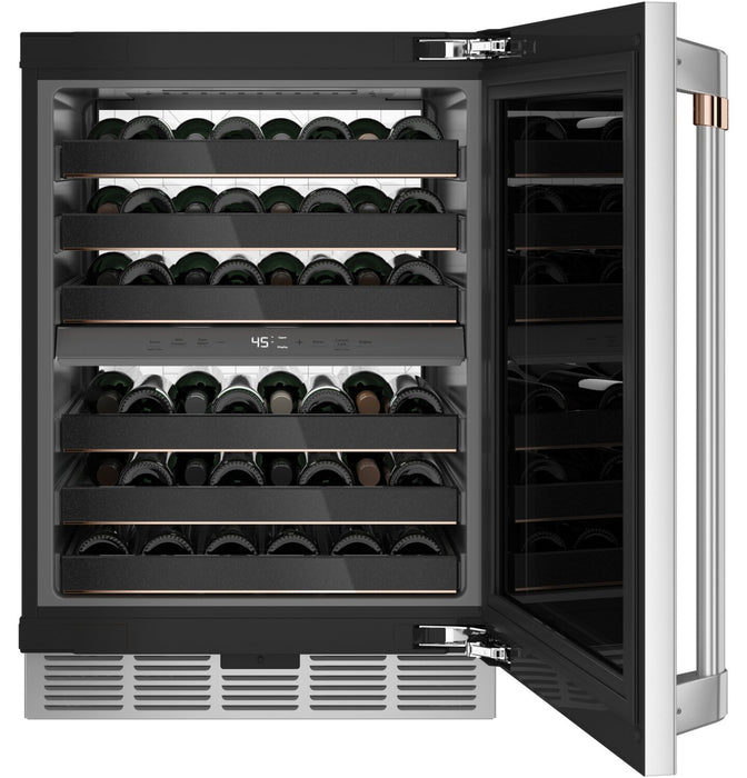 Cafe 24\" 4.7 Cu. Ft. Wine Chiller Refrigerator - Stainless - CCP06DP2PS1
