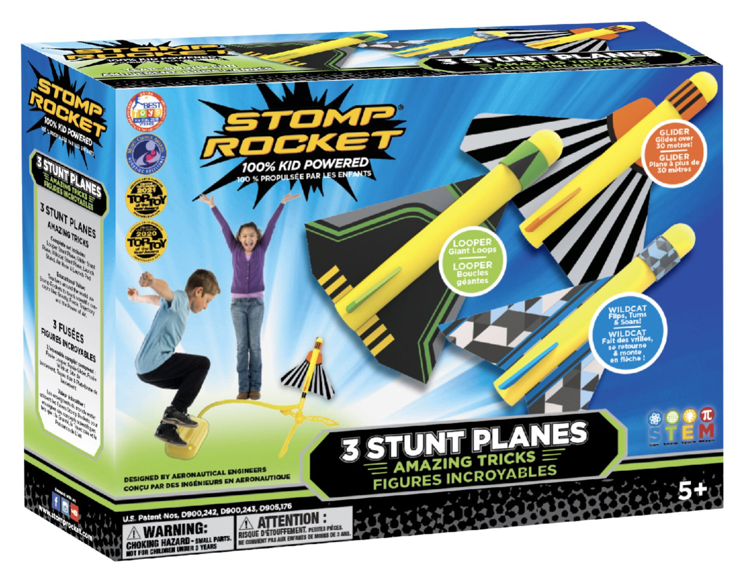Stomp Rockets Images Animation Original Stomp Rocket® Stunt Planes Launcher™ - The Brick