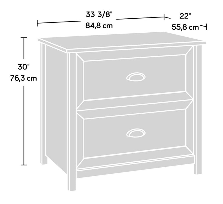 Cayla 33.39\" 2-Drawer Filing Cabinet - Soft White