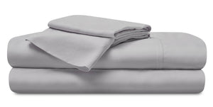 BEDGEAR Hyper-Linen™ Performance 5-Piece King Split Sheet Set - Light Grey