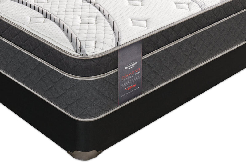Springwall Radiant Eurotop Low-Profile Full Mattress Set