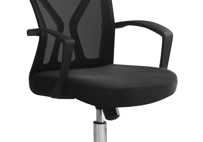 Dominic 23.5\" Office Chair with Mesh Back - Black/Chrome