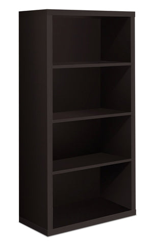 Slade 4-Shelf Bookcase - Espresso