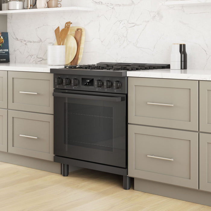 Bosch 800 Series 3.7 Cu. Ft. Industrial-Style Freestanding Gas Range - HGS8045UC