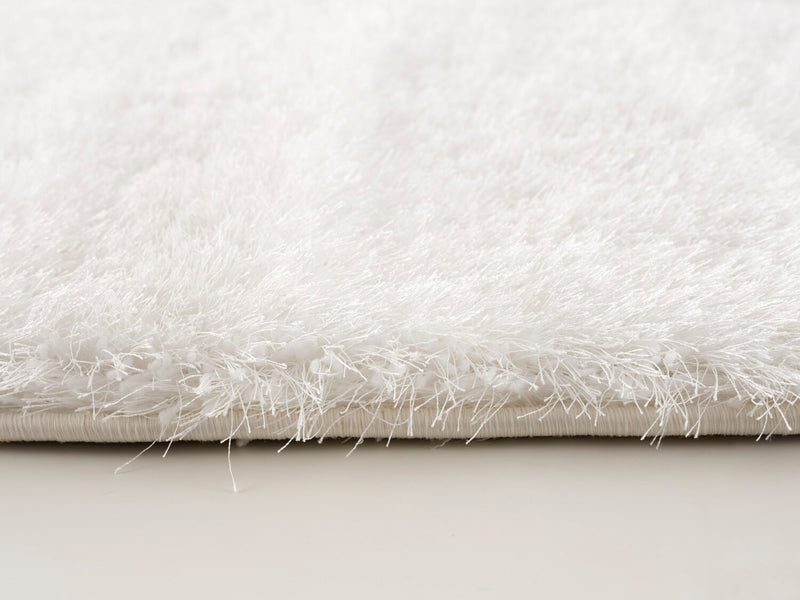 Harlow White Shag Area Rug - 5' x 7'