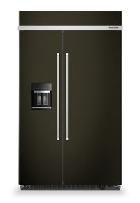 KitchenAid 29.4 Cu. Ft. Built-In Side-by-Side Refrigerator - KBSD708MBS 
