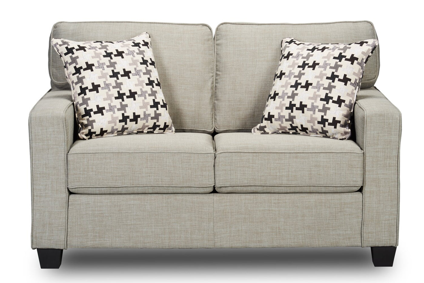 Cloth loveseat on sale