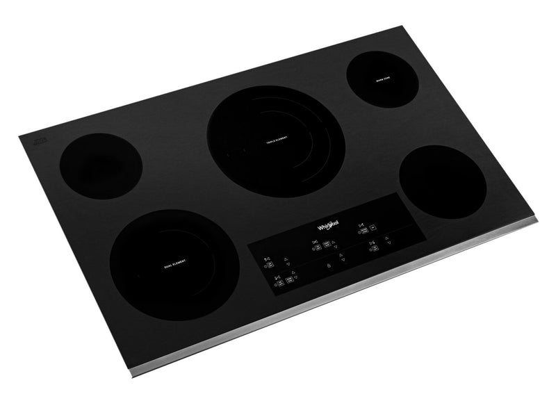 Whirlpool 30\" 5-Element Electric Cooktop - Stainless Steel - WCE97US0KS