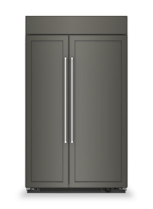 KitchenAid 30 Cu. Ft. Panel-Ready Built-In Side-by-Side Refrigerator - KBSN708MPA