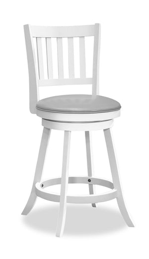Rory Counter-Height Bar Stool - White