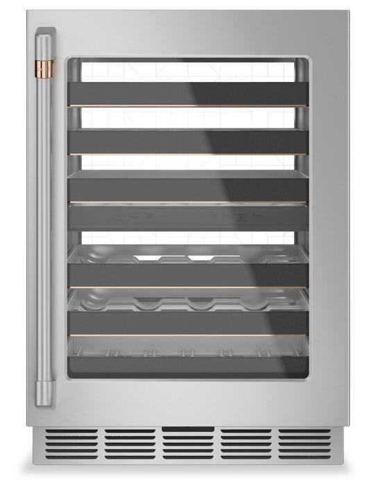 Cafe 24\" 4.7 Cu. Ft. Wine Chiller Refrigerator - Stainless - CCP06DP2PS1