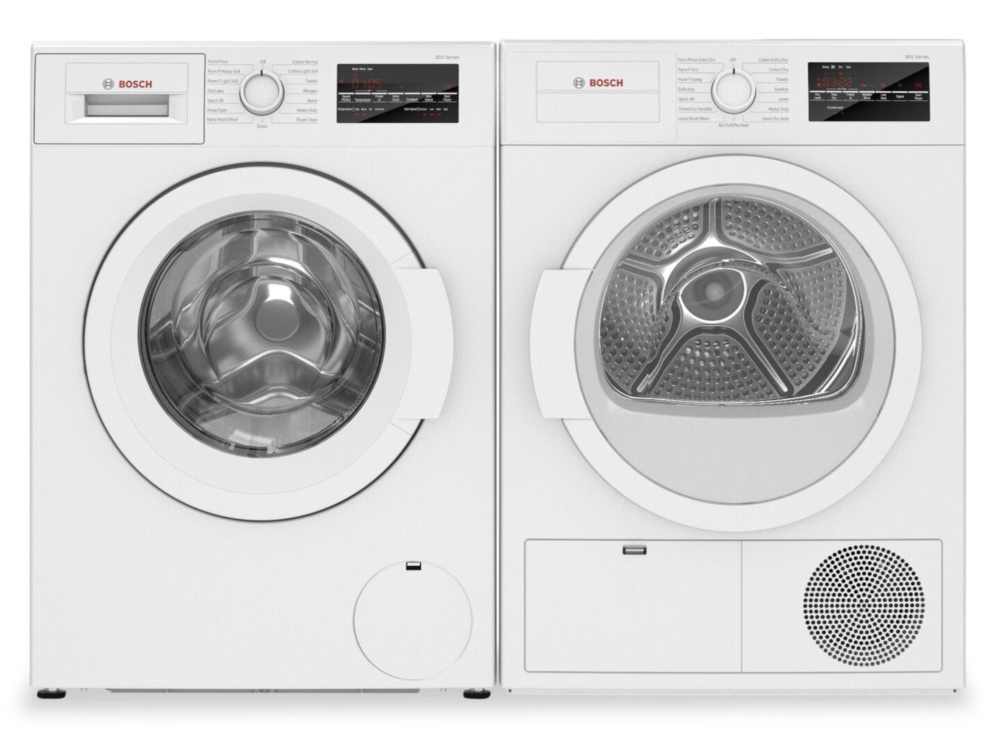 Bosch 300 Series Front-Load Washer and Ft