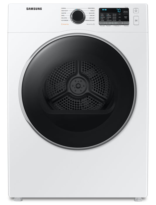 Samsung 2.9 Cu. Ft. Front-Load Washer and 4 Cu. Ft. Electric Dryer - White