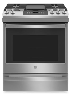 GE 5.6 Cu. Ft. Convection Gas Range with No-Preheat Air Fry - JCGS760SPSS